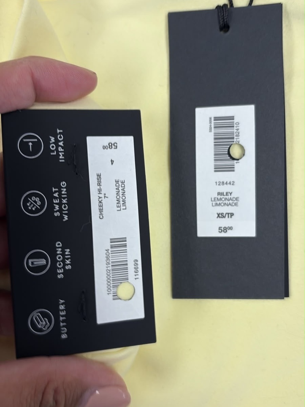 NWT lemonade butter set Aritzia - Picture 2 of 2
